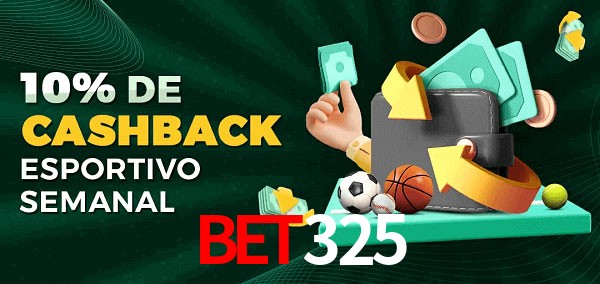 10% de bônus de cashback na bet325